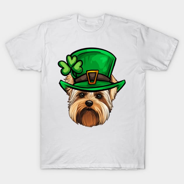 Funny St Patricks Day Biewer Terrier T-Shirt by whyitsme